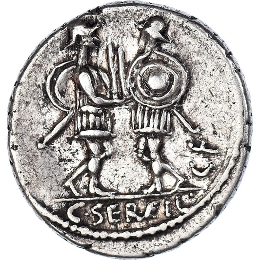 Mince,
Servilia,
denár