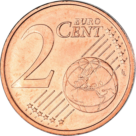 Portugalsko,
2 euro centy,
2011