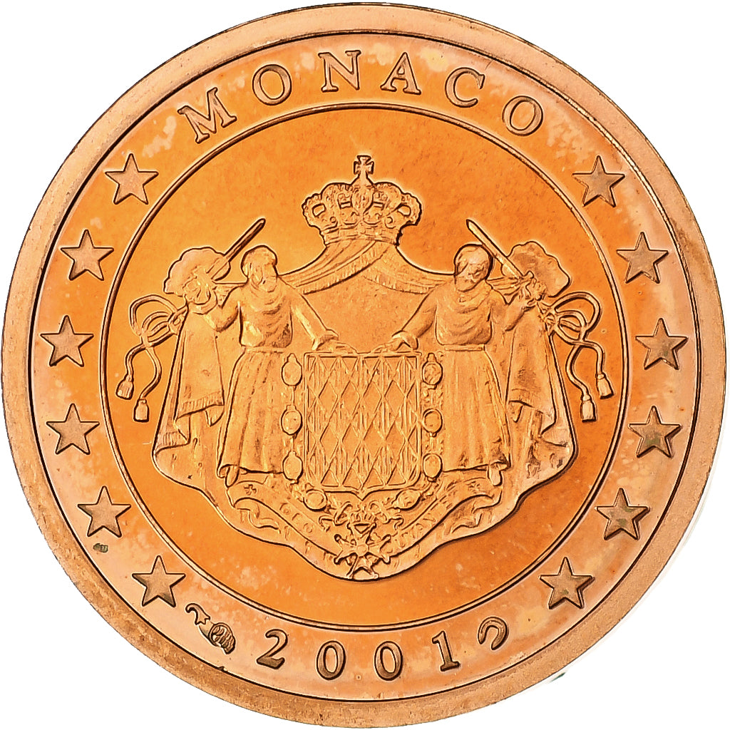 Monako,
Rainier III,
2 euro centy