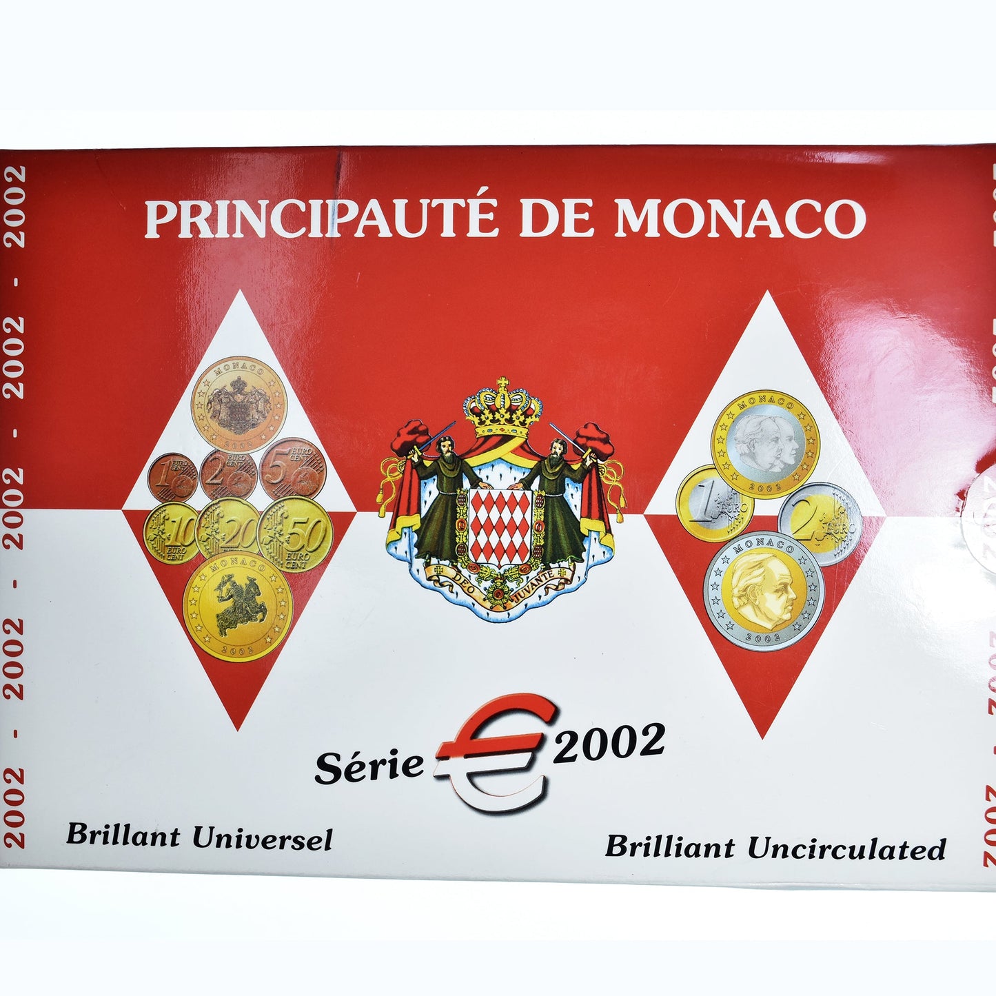 Monako,
1 cent až 2 eura,
Rainier III