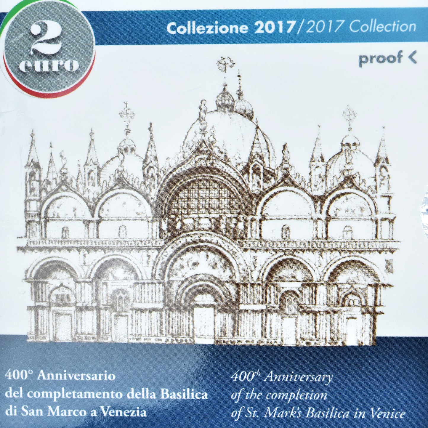 Itálie,
2 eura,
San Marco
