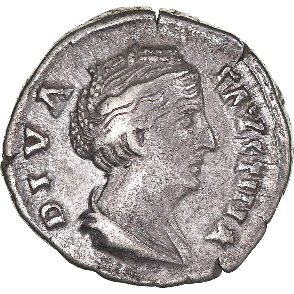 Mince,
Faustina I,
denár