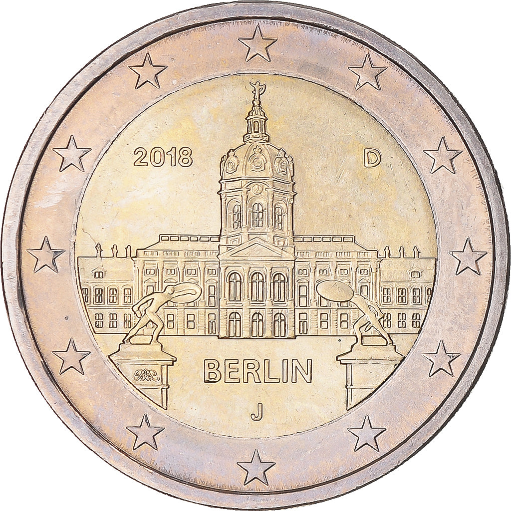 NĚMECKO - FEDERÁLNÍ REPUBLIKA,
2 eura,
Berlín