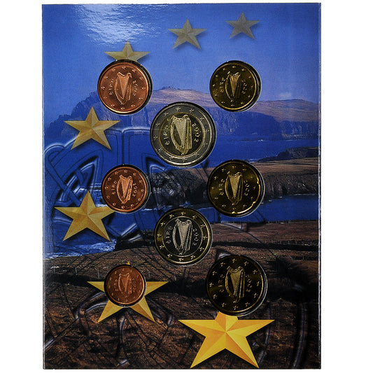 Irsko,
1 cent až 2 eura,
euro set