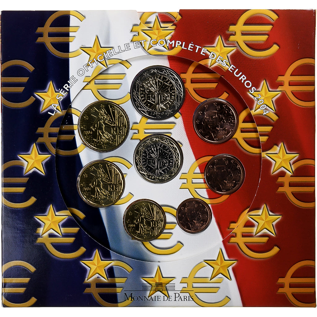 Francie,
1 cent až 2 eura,
euro set