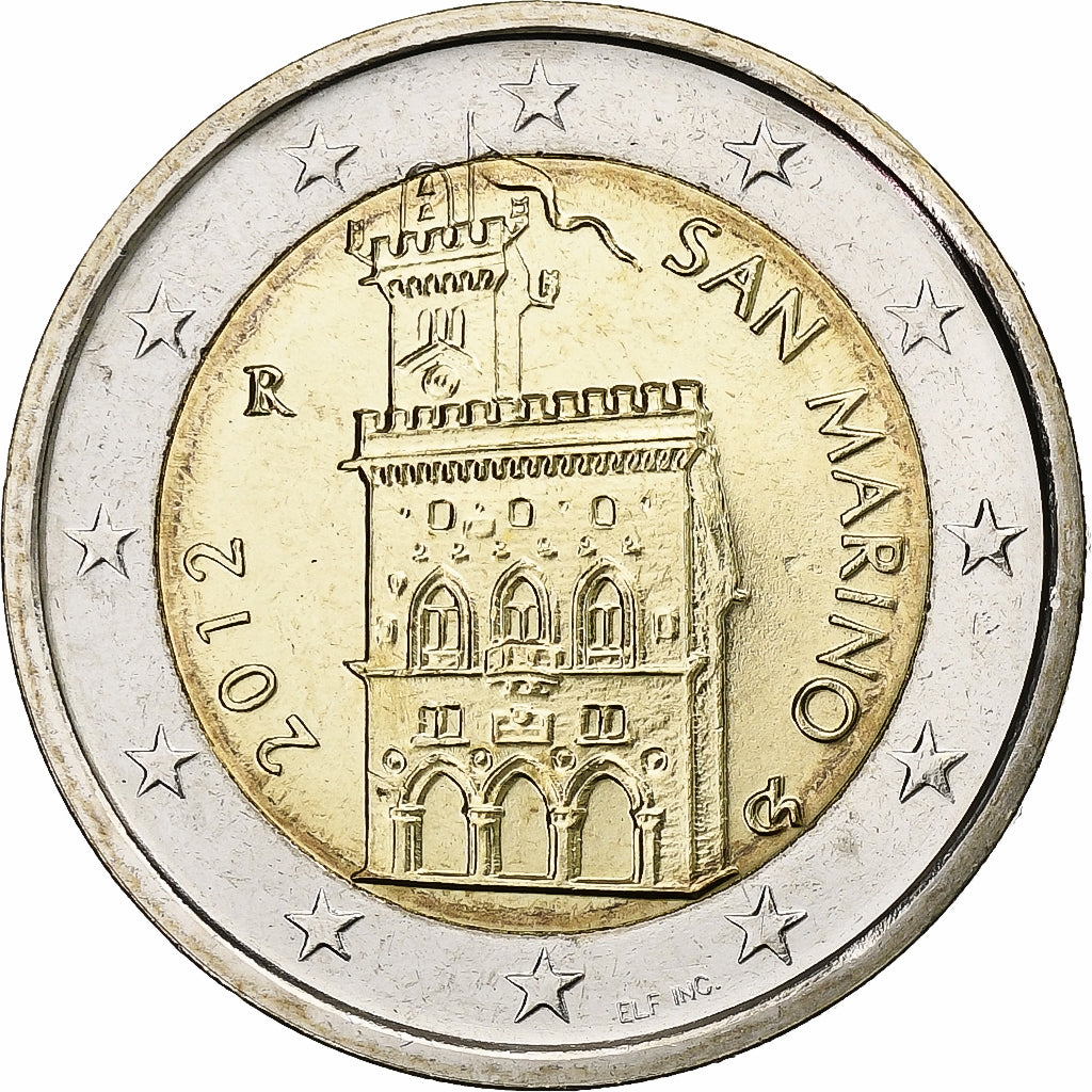 San Marino,
2 eura,
2012