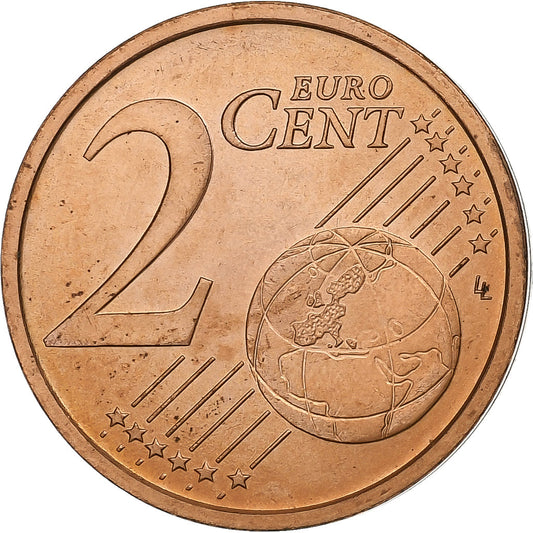 Vatikán,
2 euro centy,
Jean-Paul II