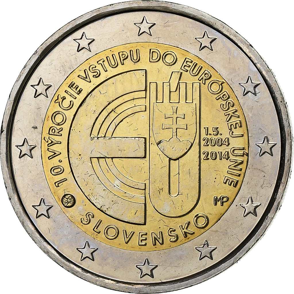 Slovensko,
2 eura,
2014