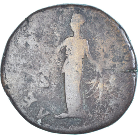 Mince,
Diva Faustina I,
Sestertius