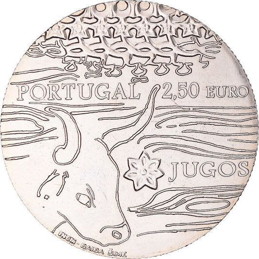 Portugalsko,
2-1/2 eura,
2014