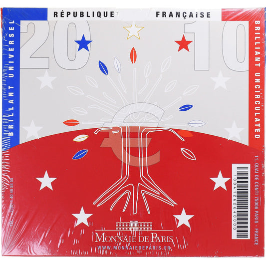 Francie,
Monnaie de Paris,
1 cent až 2 eura