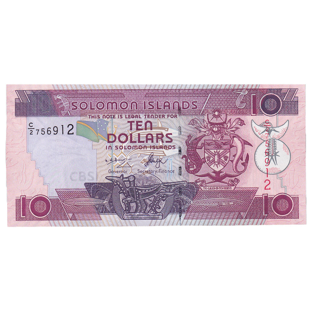 Bankovka,
Šalamounovy ostrovy,
10 dolarů