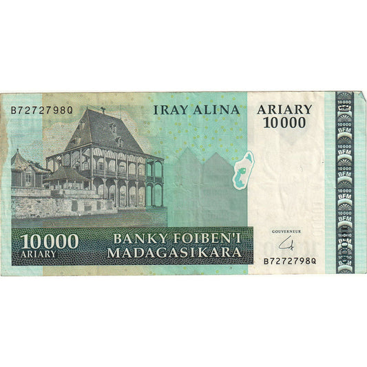 Bankovka,
Madagaskar,
10