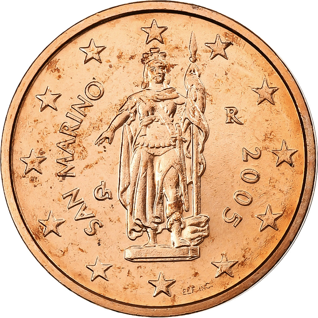 San Marino,
2 euro centy,
2005