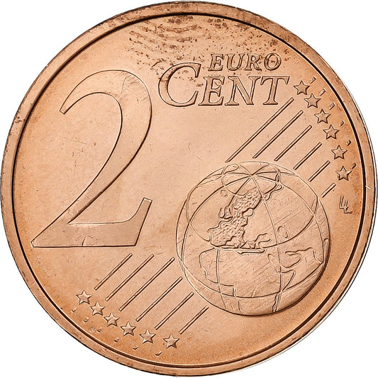 Estonsko,
2 euro centy,
2011