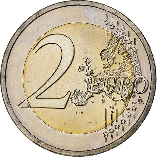 Lucembursko,
2 eura,
50ème anniversaire du service militaire volontaire