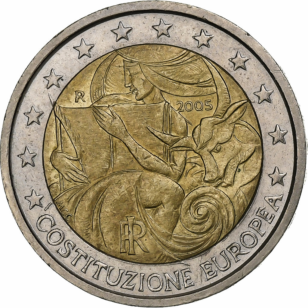 Itálie,
2 eura,
2005