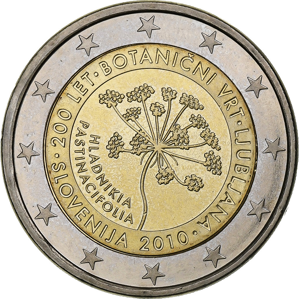 Slovinsko,
2 eura,
2010