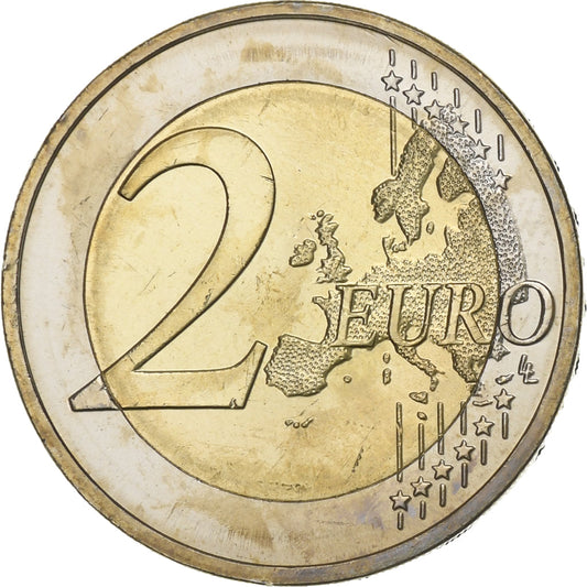 Německo,
2 eura,
2014