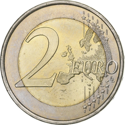Španělsko,
2 eura,
2016