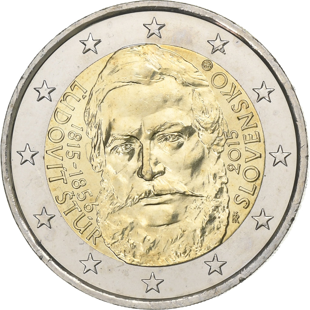 Slovensko,
2 eura,
2015