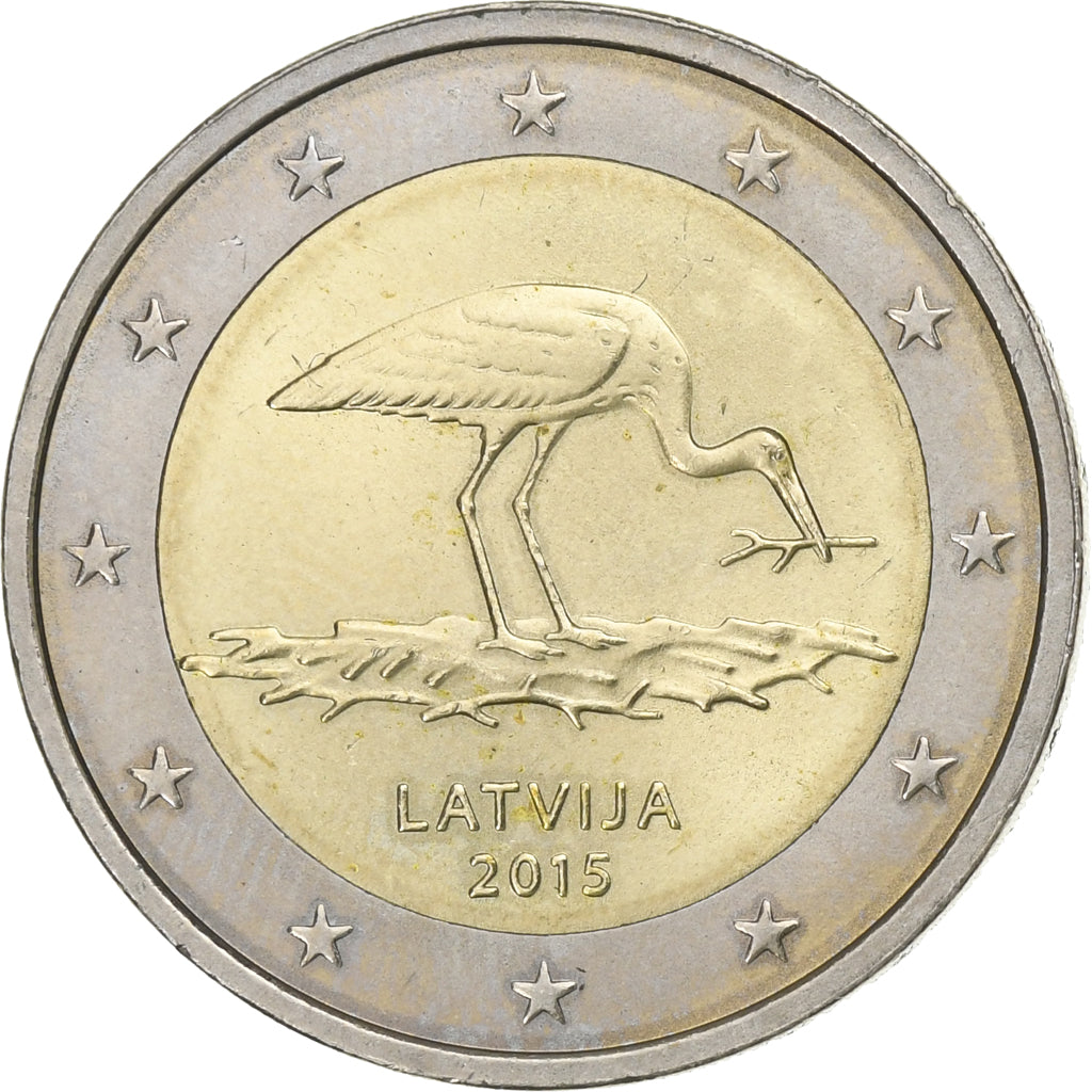 Lotyšsko,
2 eura,
Cigogne