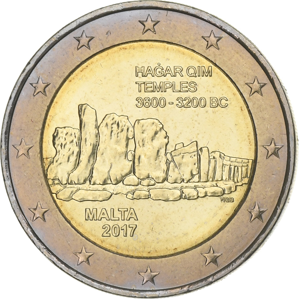 Malta,
2 eura,
2017