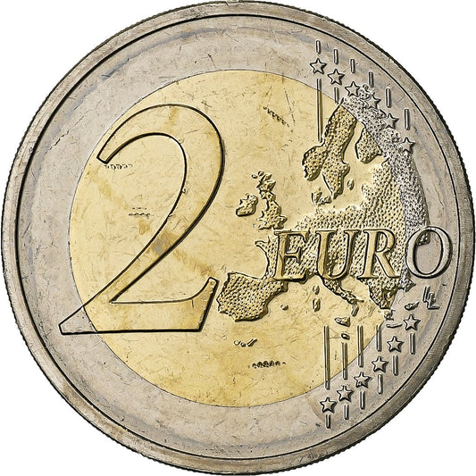 Malta,
2 eura,
Drapeau européen