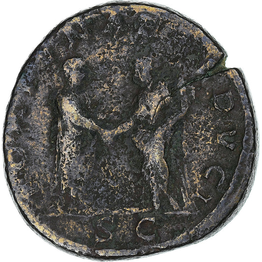Hadrián,
Sestertius,
133-135