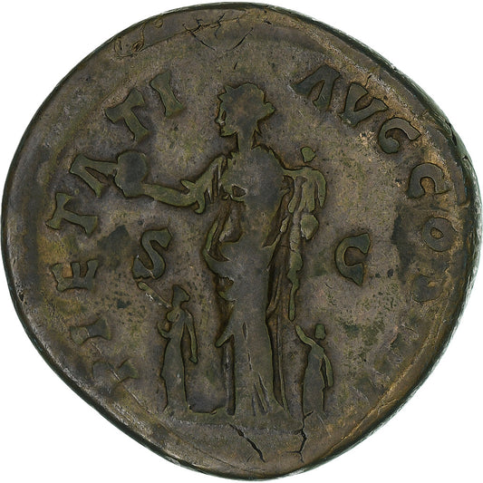 Antoninus Pius,
Sestertius,
159-160