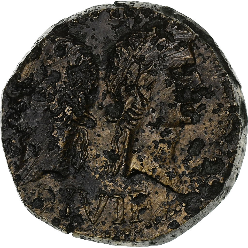 Augustus & Agrippa,
dupondius,
9-3 před naším letopočtem