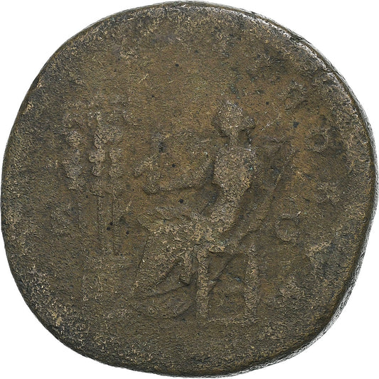 Diva Faustina II,
Sestertius,
176-180
