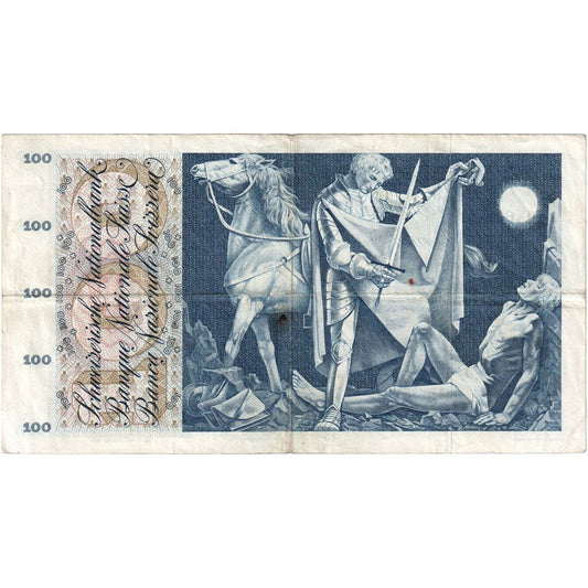 Švýcarsko,
100 Frankenů,
1967-06-30