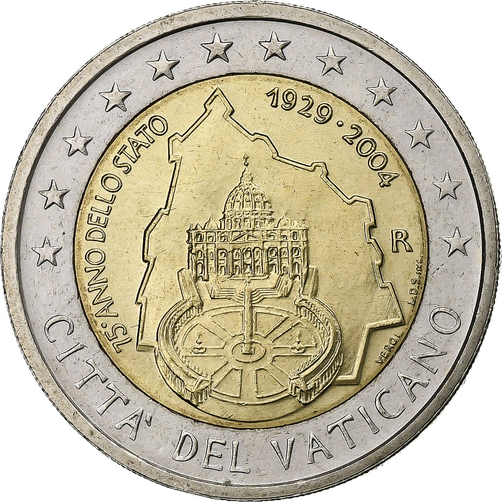 Vatikán,
2 eura,
Založení Vatikánu