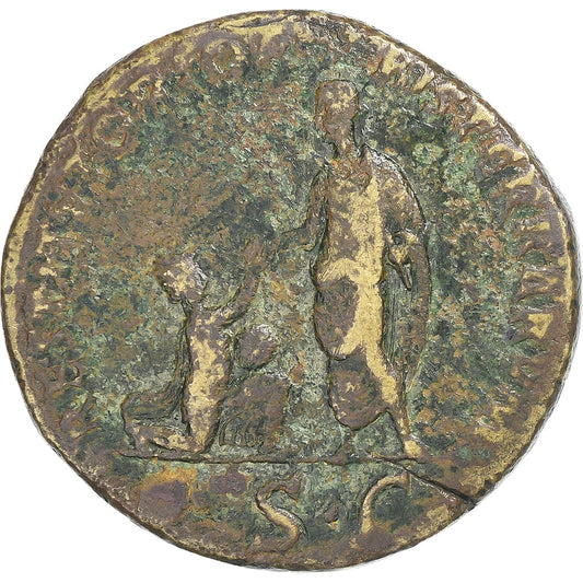 Hadrián,
Sestertius,
120-121