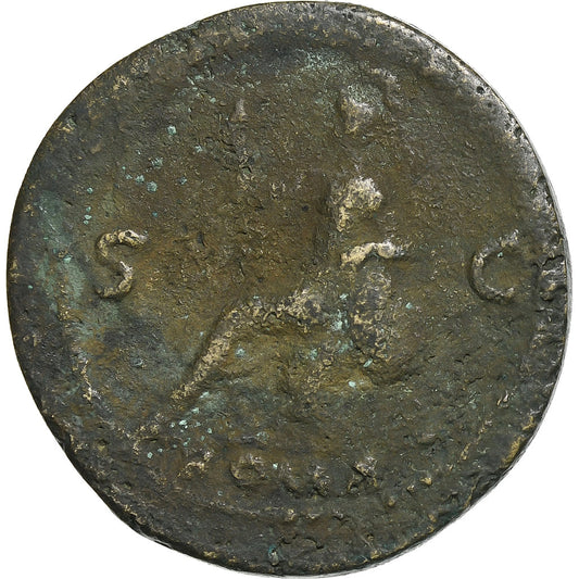 Galba,
Sestertius,
68-69