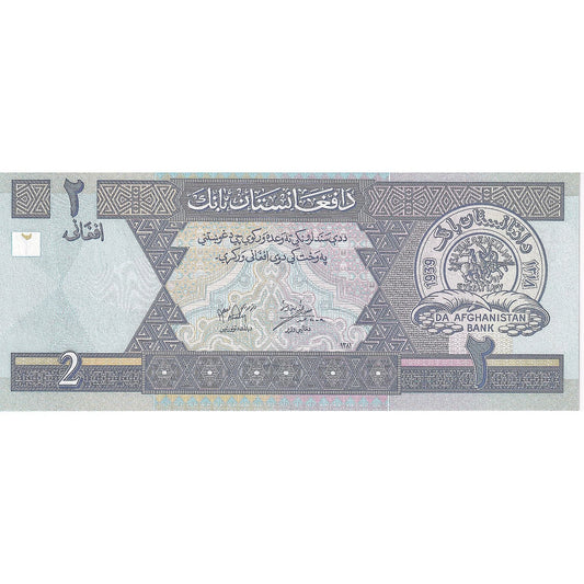 Afghánistán,
2 Afghánci,
2002