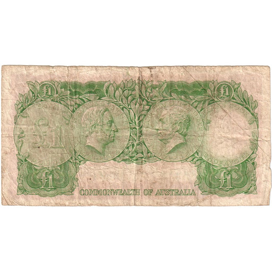 Austrálie,
1 libra,
Nedatováno (1960-1961)