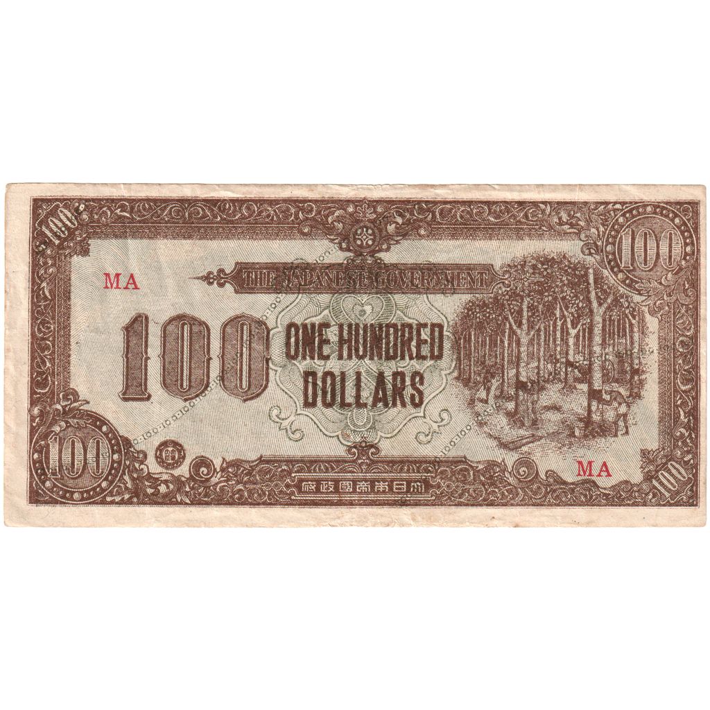 MALAJSKO,
100 dolarů,
1942