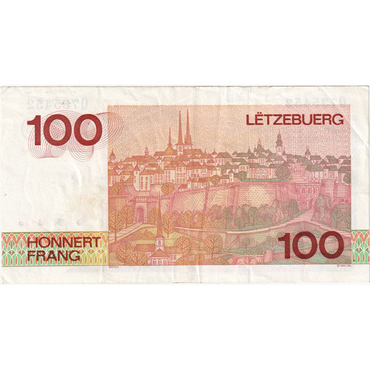 Lucembursko,
100 franků,
EF(40-45)