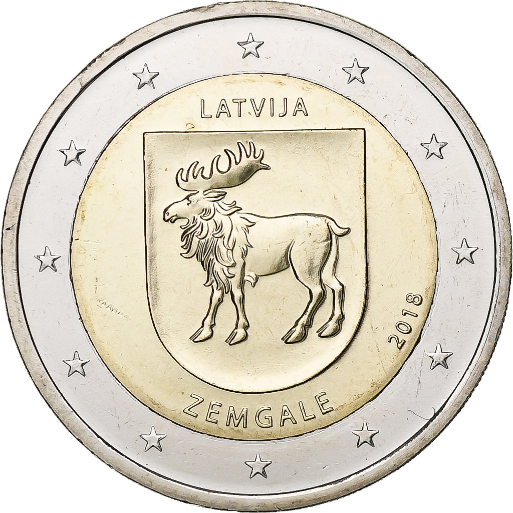 Lotyšsko,
2 eura,
Zemgale