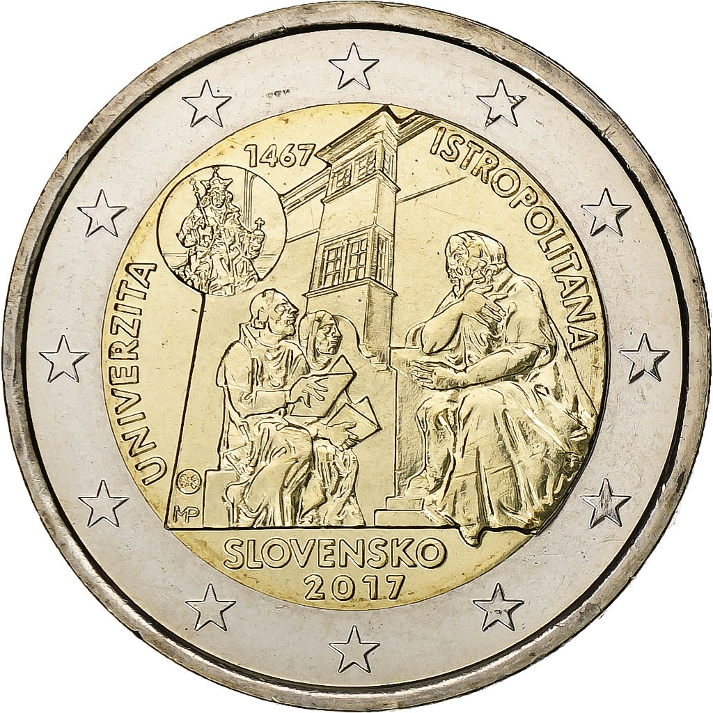 Slovensko,
2 eura,
2017