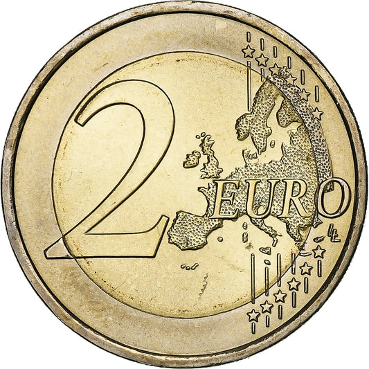 Portugalsko,
2 eura,
30 ans Drapeau européen