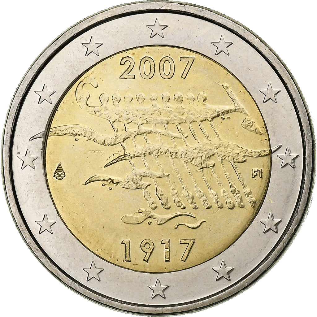 Finsko,
2 eura,
2007