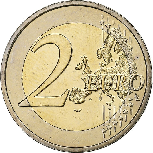 Malta,
2 eura,
Evropská měnová unie