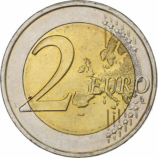 Řecko,
2 eura,
Evropská měnová unie