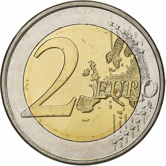 Finsko,
2 eura,
Evropská měnová unie