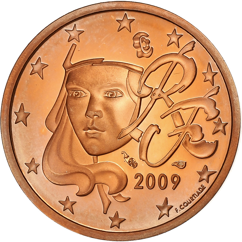Francie,
2 euro centy,
2009