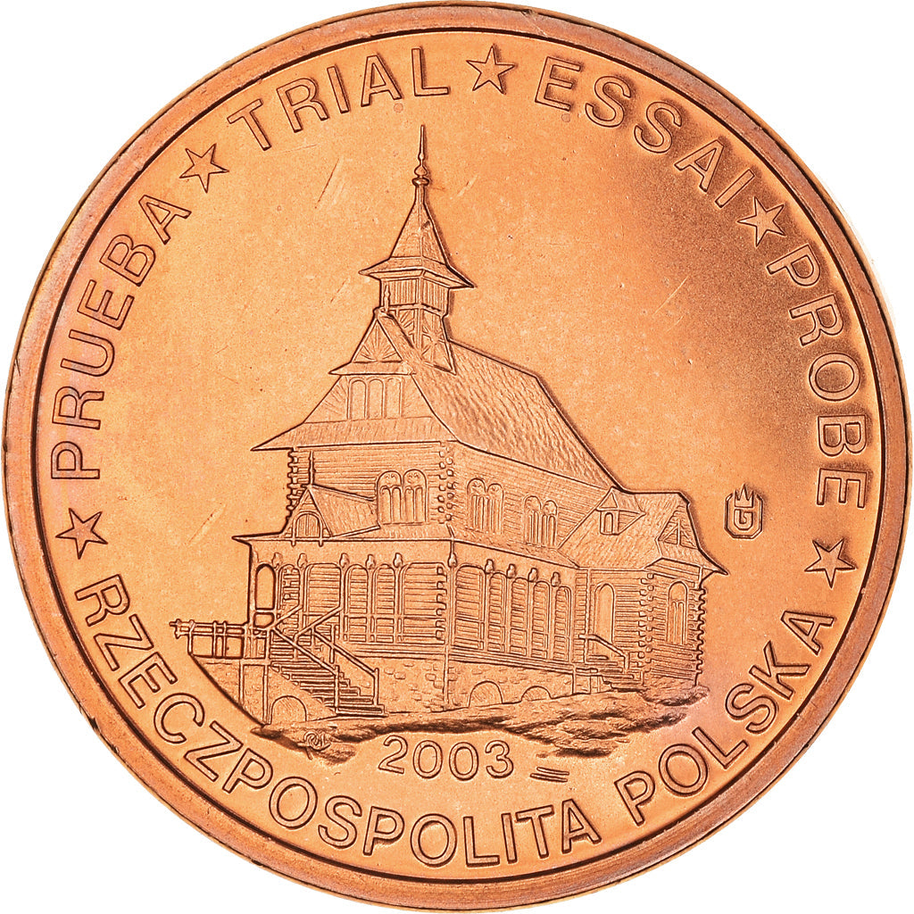 Polsko,
2 euro centy,
2003
