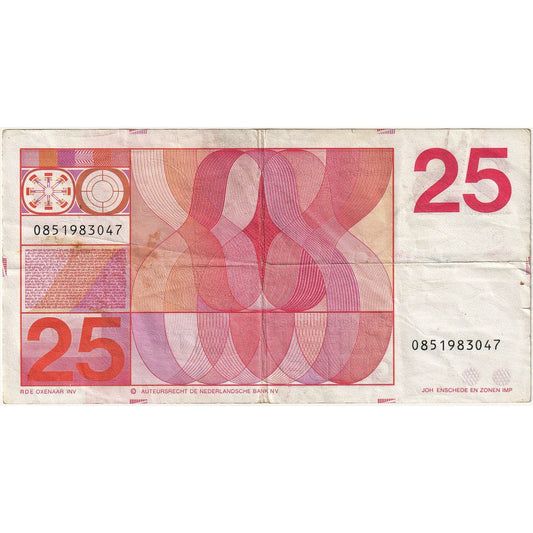 Nizozemí,
25 zlatých,
1971